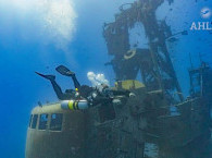 sidemount diver in Ahla Dive Center