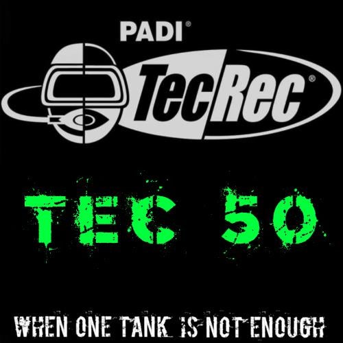 padi tec 50 technical diving course - קורס טכני tec 50