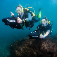 התמחות צלילה סקוטרים חשמלי - underwater scooter specialty - специализация подводные скутеры