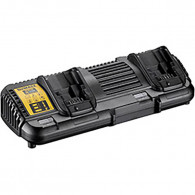 The DEWALT DCB132 dual battery charger 